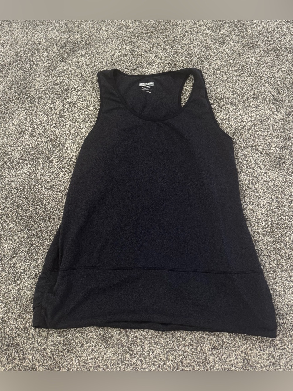 Kirkland Signature Black Scoop Neck Racerback Tank